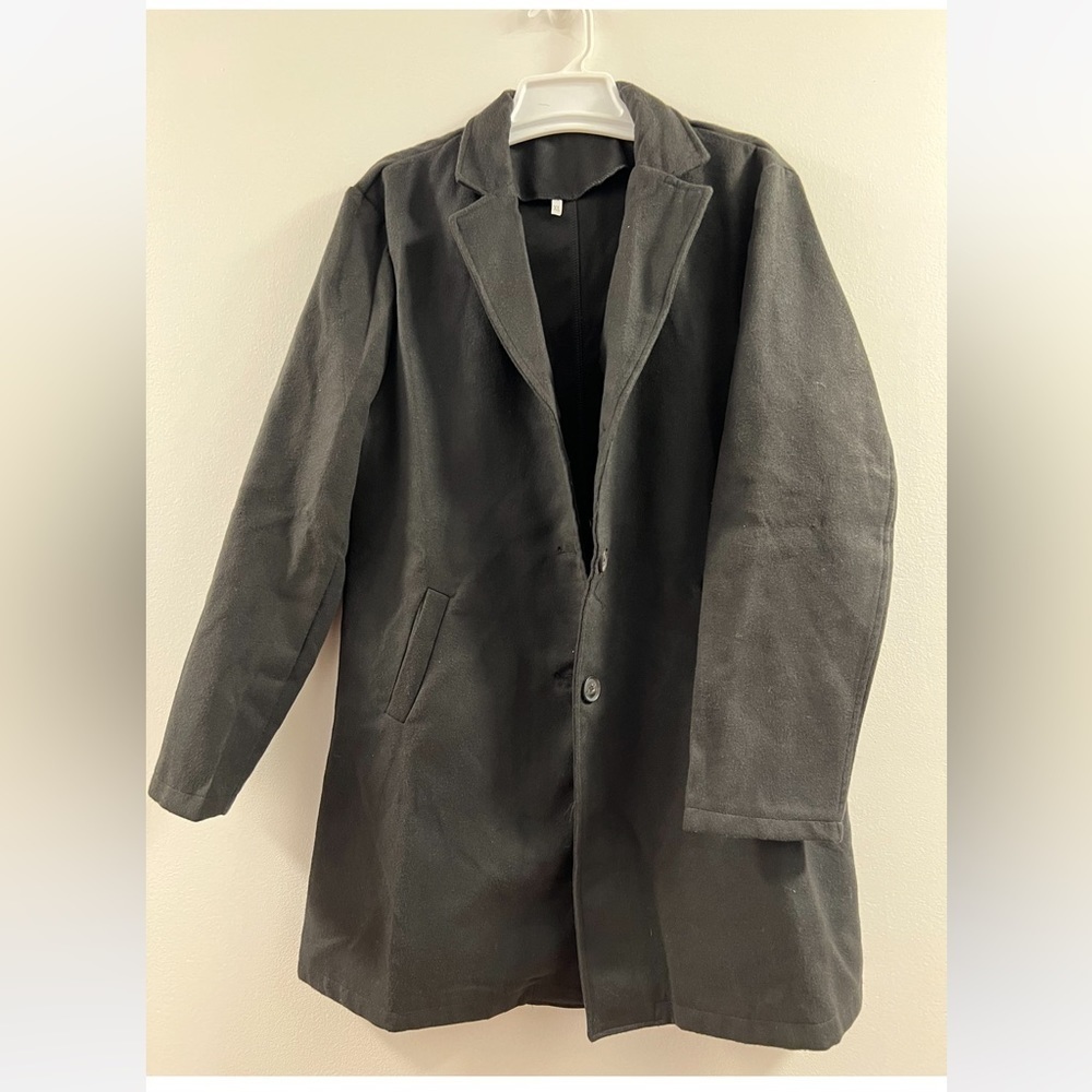 Unlined Cotton Blend Cardigan Coat